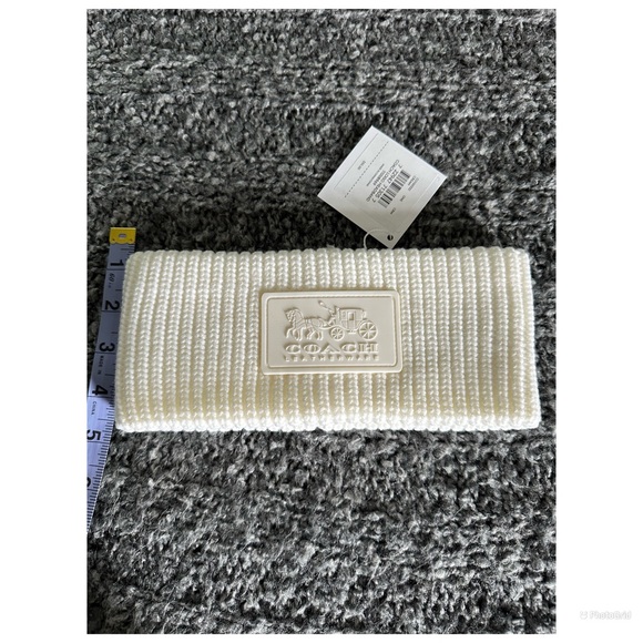 COACH Cable Knit Headband - NWT - Picture 1 of 3
